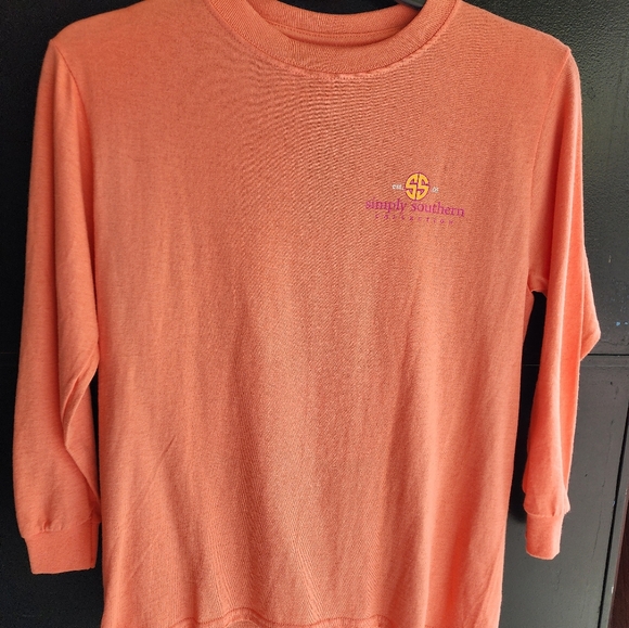 Simply Southern Youth Long Sleeve "Boo" Tee - Picture 3 of 3